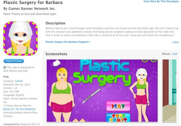 Do Plastic Surgery Apps for Kids Send a Bad Message?