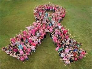 Human Breast Cancer Ribbon