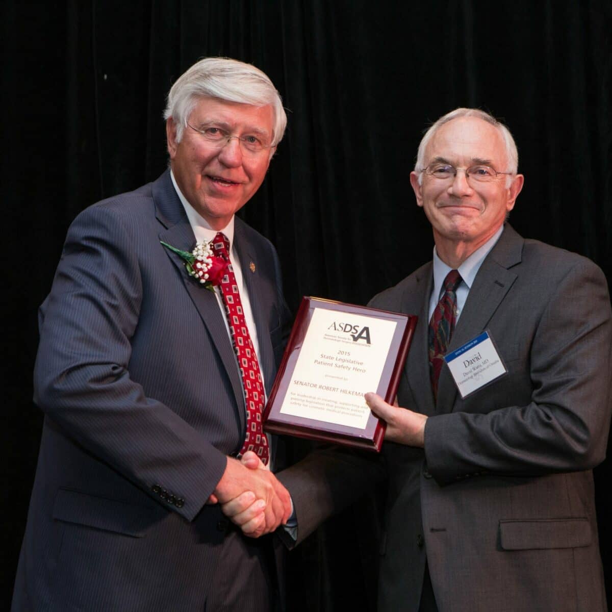 ASDSA Honors 2015 Patient Safety Heroes Plastic Surgery Practice