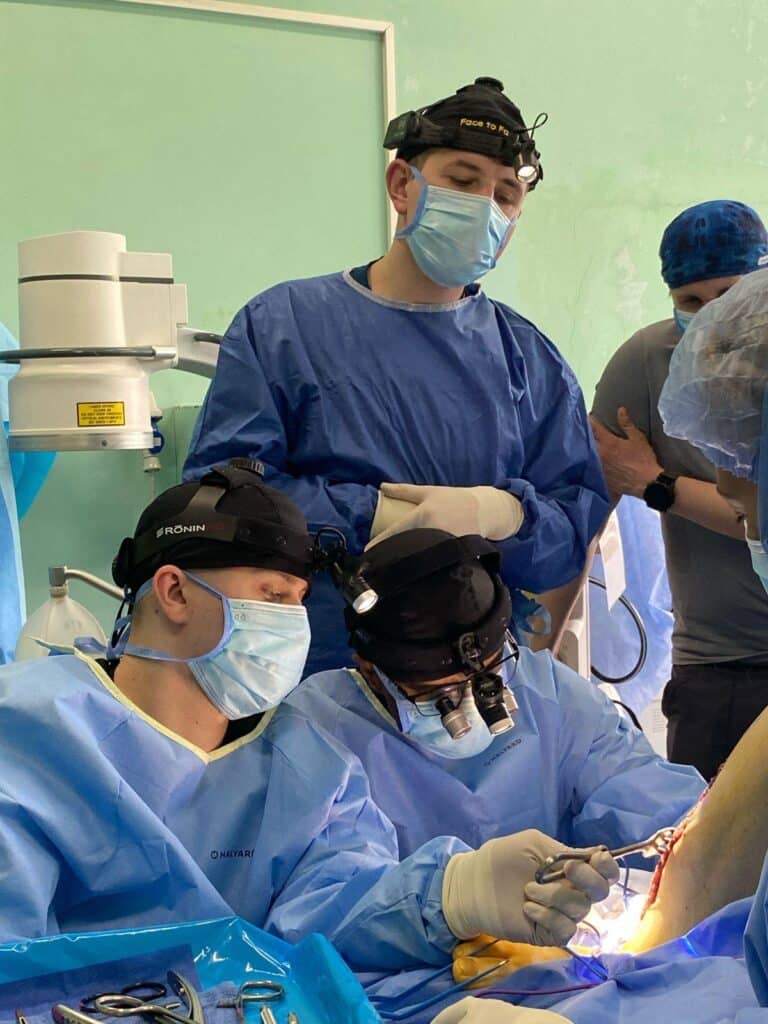  Dr. Manoj T. Abraham in surgery
