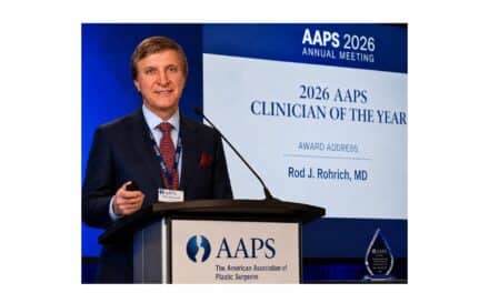 AAPS Names Dr Rod Rohrich 2026 Clinician of the Year