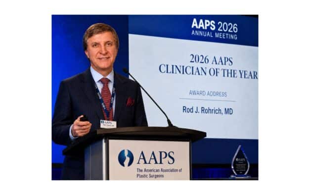 AAPS Names Dr Rod Rohrich 2026 Clinician of the Year